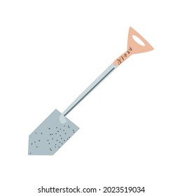 gardening shovel tool icon isolated