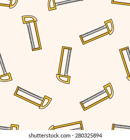 gardening sickle , cartoon seamless pattern background