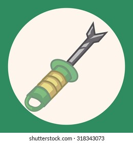 gardening sickle theme elements