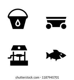 
Gardening Solid Vector Icons
