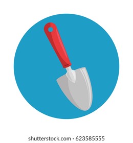 gardening spatula isolated icon