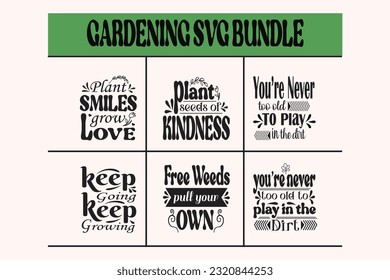 Gardening SVG Bundle, SVG Bundle, SVG Design, SVG T-shirt Design, Typography T-shirt Design, Typography Design,  svg