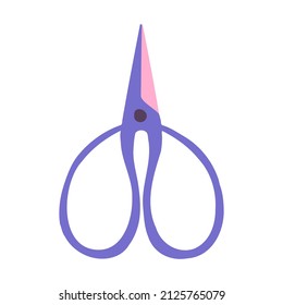 Gardening tool equipment scissors illustration