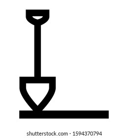 gardening tool icon isolated sign symbol vector illustration - high quality black style vector icons
