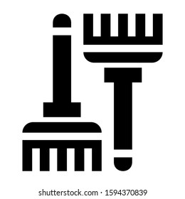 gardening tool icon isolated sign symbol vector illustration - high quality black style vector icons
