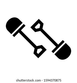 gardening tool icon isolated sign symbol vector illustration - high quality black style vector icons
