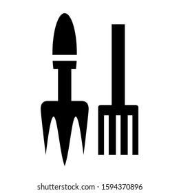 gardening tool icon isolated sign symbol vector illustration - high quality black style vector icons
