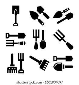 gardening tool icon isolated sign symbol vector illustration - Collection of high quality black style vector icons
