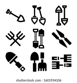 gardening tool icon isolated sign symbol vector illustration - Collection of high quality black style vector icons
