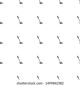 gardening tool icon pattern seamless white background. Editable filled gardening tool icon. gardening tool icon pattern for web and mobile.