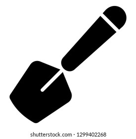 Gardening tool, shovel solid icon 