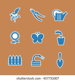 Gardening tools and flowers,nature.