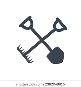 Gardening Tools icon stock illustration