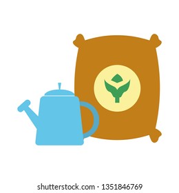 gardening tools isolated icon