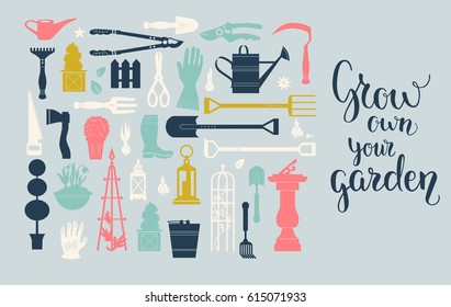 Gardening tools set
