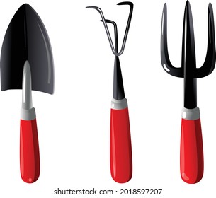 Gardening Tools vector art and illustration