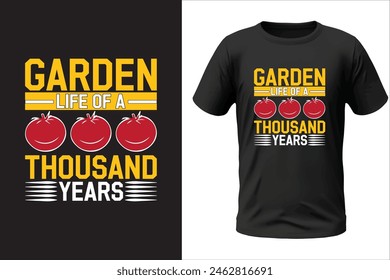 Gardening t-shirt design and vector file