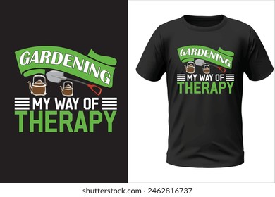 Gardening t-shirt design and vector file
