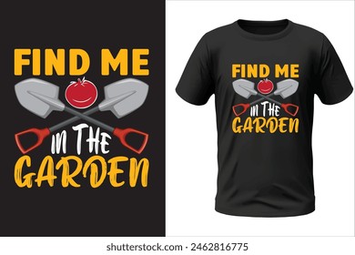 Gardening t-shirt design and vector file