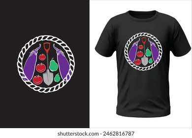 Gardening t-shirt design and vector file