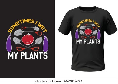 Gardening t-shirt design and vector file