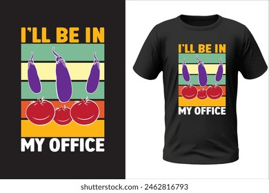 Gardening t-shirt design and vector file