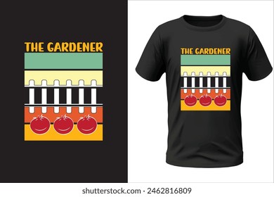 Gardening t-shirt design and vector file