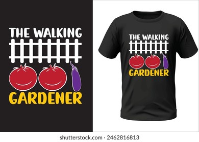 Gardening t-shirt design and vector file