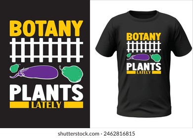 Diseño de camiseta de jardinería y archivo de Vector