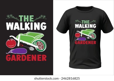 Gardening t-shirt design and vector file