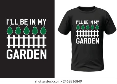 Gardening t-shirt design and vector file