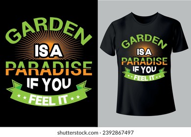 Gardening Unique typography, custom, vintage T-shirt Design