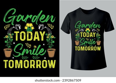 Gardening Unique typography, custom, vintage T-shirt Design