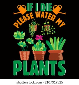 Gardening  Vector Format for T-shirt And Mug Design