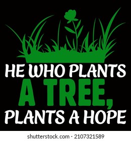 Gardening Vector Format for T-shirt And Mug Design