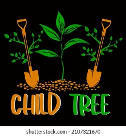 Formato vector de jardinería para diseño de camisetas y mug