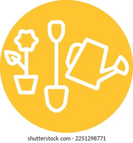 Gardening Vector Icon which is suitable for commercial work and easily modify or edit it

