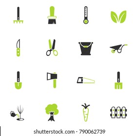 gardening vector icons for web and user interface design