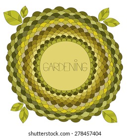 Gardening vector illustration