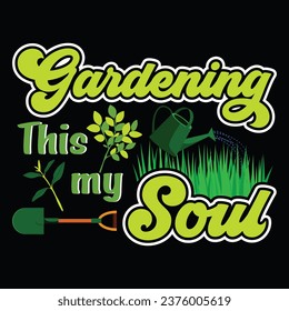 Gardening vector illustration collections for t-shirts, coffee mugs, posters, cards, pillow covers, sticker, and vector designs.