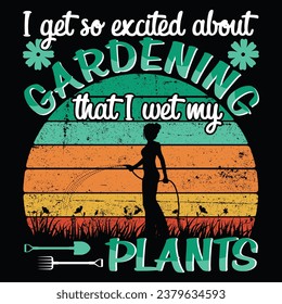 Gardening vector illustration collections for t-shirts, coffee mugs, posters, cards, pillow covers, sticker, and vector designs.