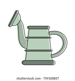 Gardening water can icon vector illustration graphic design