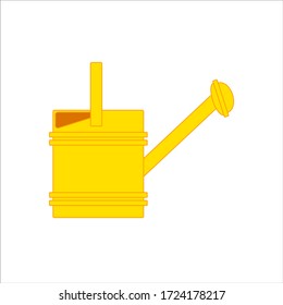 gardening watering can. illustration for web and mobile design.