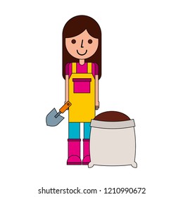 gardening work concept