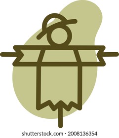 Gärten-Skizze, Illustration, Vektorgrafik auf weißem Hintergrund.