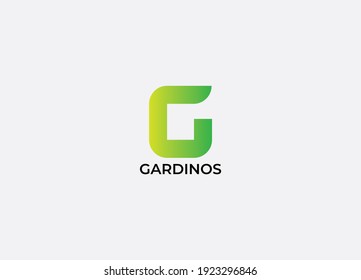 Gardinos Abstract modern letter G initial logo design