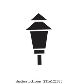 gardn lamp vector icon new line