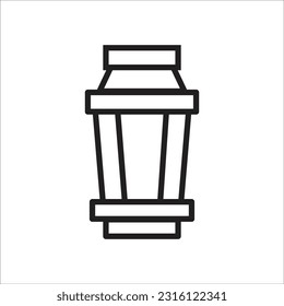 gardn lamp vector icon new line