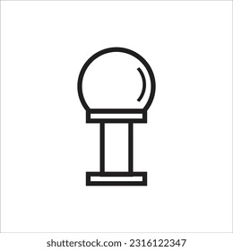 gardn lamp vector icon new line