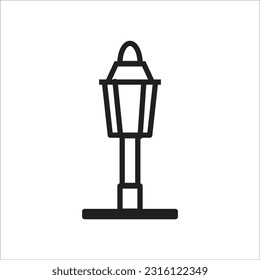 gardn lamp vector icon new line